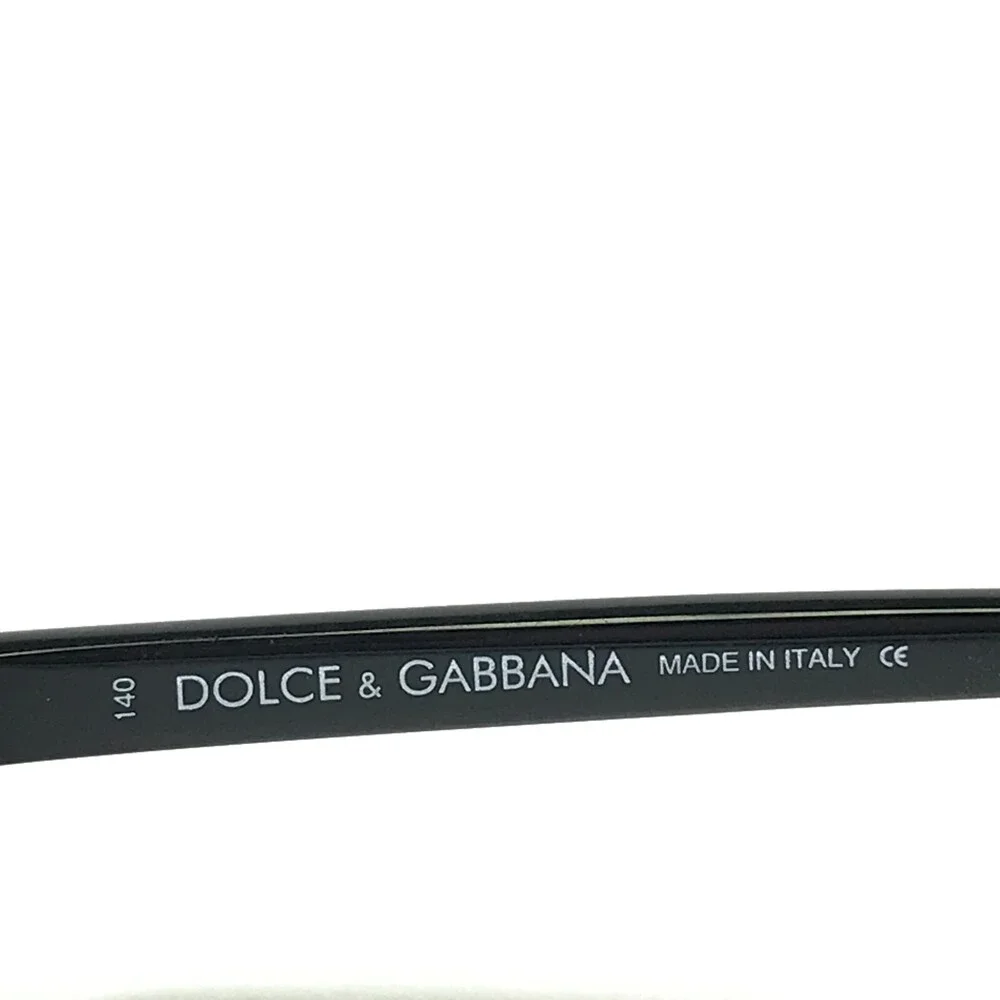 Dolce & Gabbana Petite Eyeglasses Frames DG 521 B5 Shiny Black Round 47-17-140